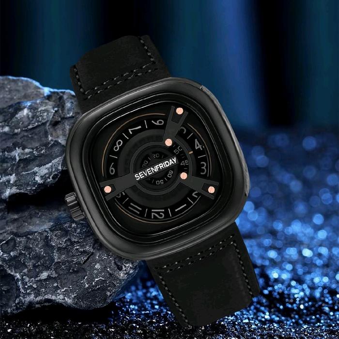 Jam Tangan Anak Pria dan Wanita Sevenfriday Original Tali Kulit Fashion Terkini Free Box Dan Battre 