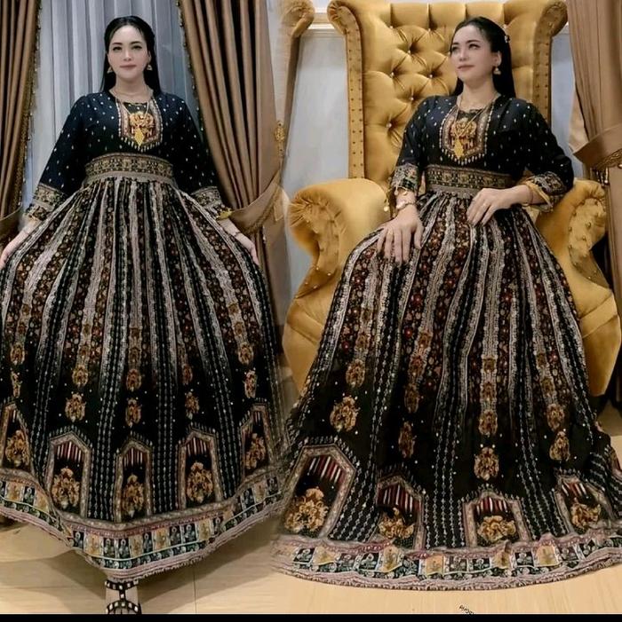 gamis hindi pelakor ready standard dan jumbo
