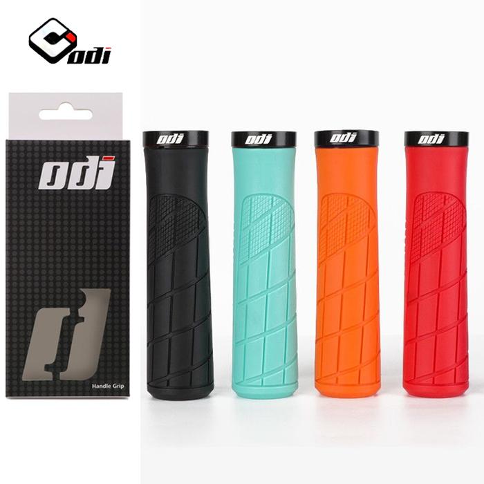 ODI MTB Bike Grips Alloy Lock Bicycle Handlebar Grips Soft Rubber
