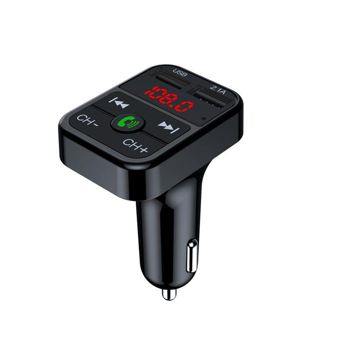 Car Kit Handsfree Wireless Bluetooth 5.0 FM Transmitter LCD MP3