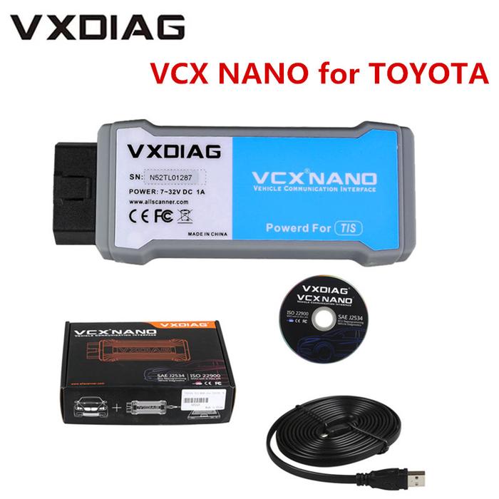 VXDIAG VCX NANO Car Diagnostic obd2 scanner automotivo For Toyota