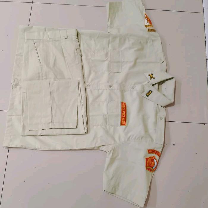 kemeja kerja ppm baju pdl ppm setelan seragam kerja ppm full bordir