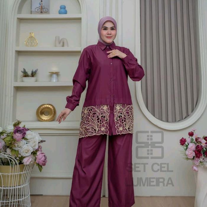 yr kebaya Set Celana Lumeira | set terbaru |  set  celana terbaru | set celana cewek | set celana ke