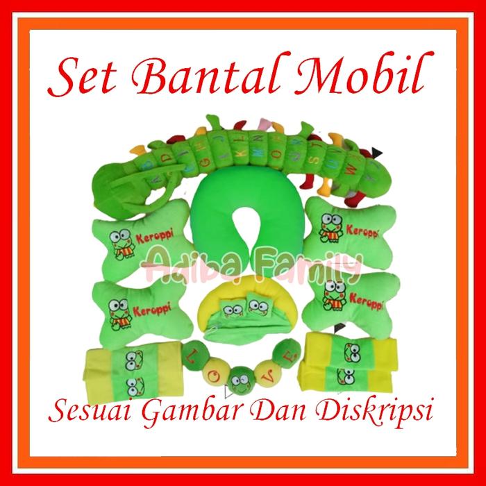 Bantal Mobil Set Lengkap Bantal mobil set karakter Car Karakter Murah