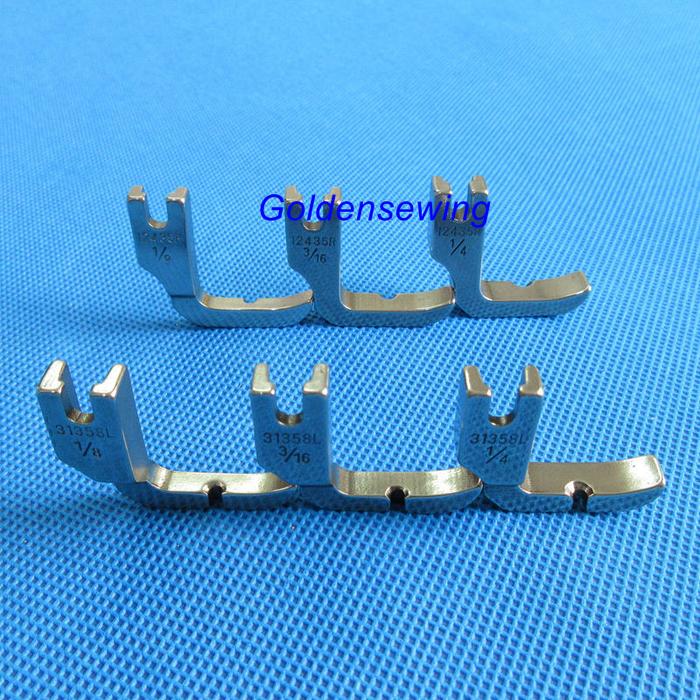 6 Zipper PIPING CORDING KAKI untuk JUKI DDL-5550, DDL-8300, DDL-8500,