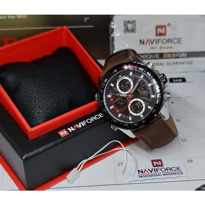 JAM TANGAN PRIA NAVIFORCE NF-9197ML NF 9197 NF 9197ML ORIGINAL tahan air