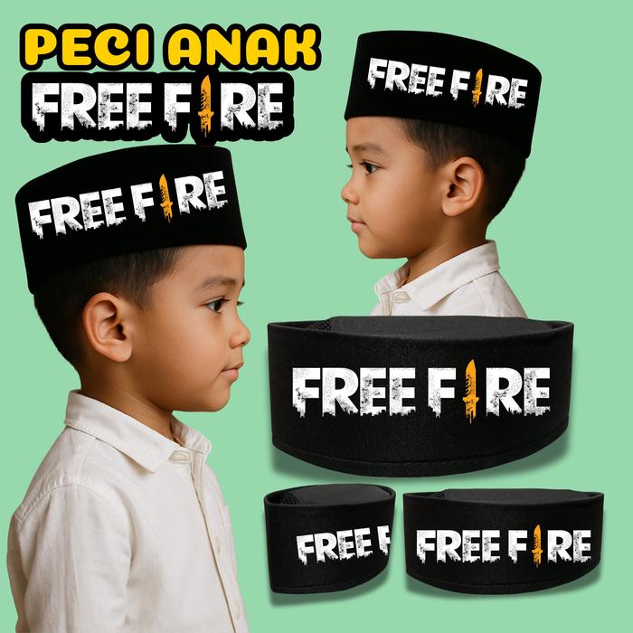 Kopiah FreeFire - Peci FreeFire - Songkok FreeFire