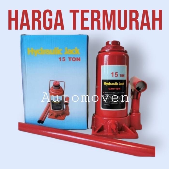 Termurah DONGKRAK 15 TON BOTOL HYDRAULIC HIDROLIK JACK