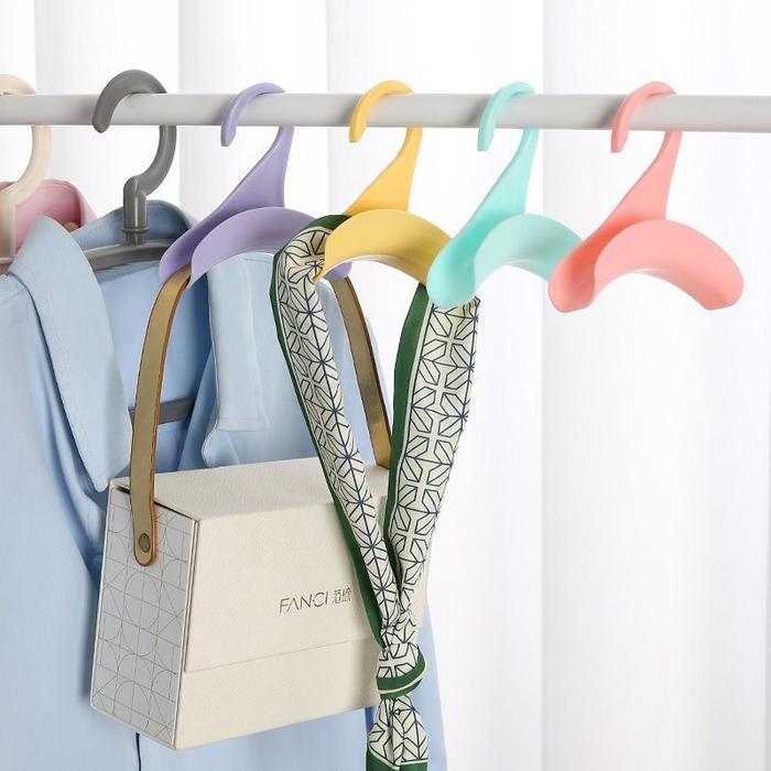 Gantungan Tas Bag Dasi Jilbab Syal Hanger Lemari Multifungsi
