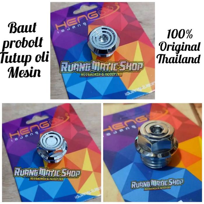 baut probolt tutup oli mesin stainless universal