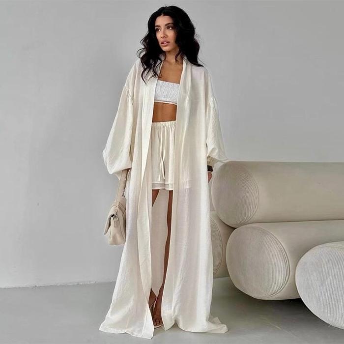 Outer Celana pendek set Wanita casual katun Impor SS0266 Setelan outer celana pendek wanita /women s