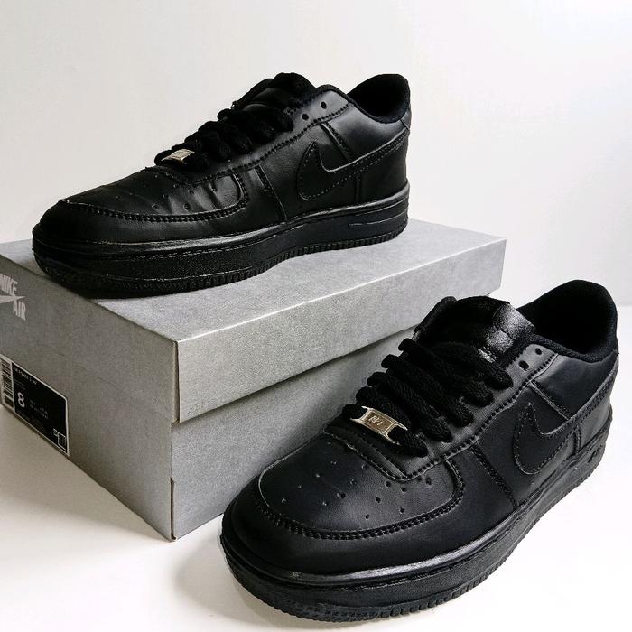Sepatu Trendy AF1 Full Black