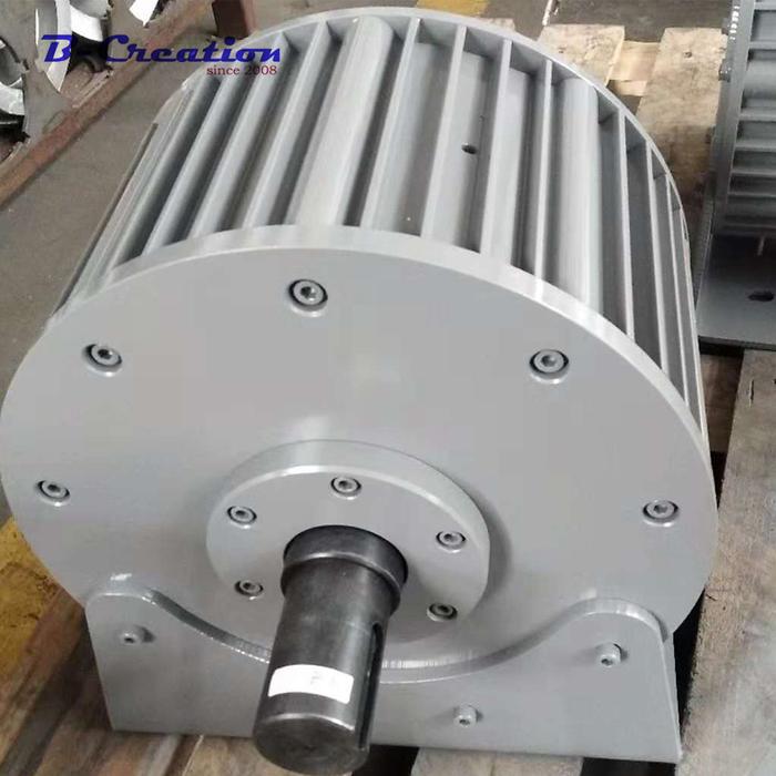 Generator Magnet Permanen Tiga Fase 5KW AC 380V 220V 5000Watt 300RPM