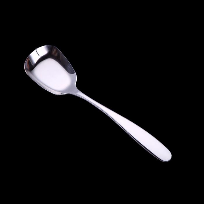 304 Stainless Steel Dinner Spoon Thicken Soup Spoon Creative Flat
