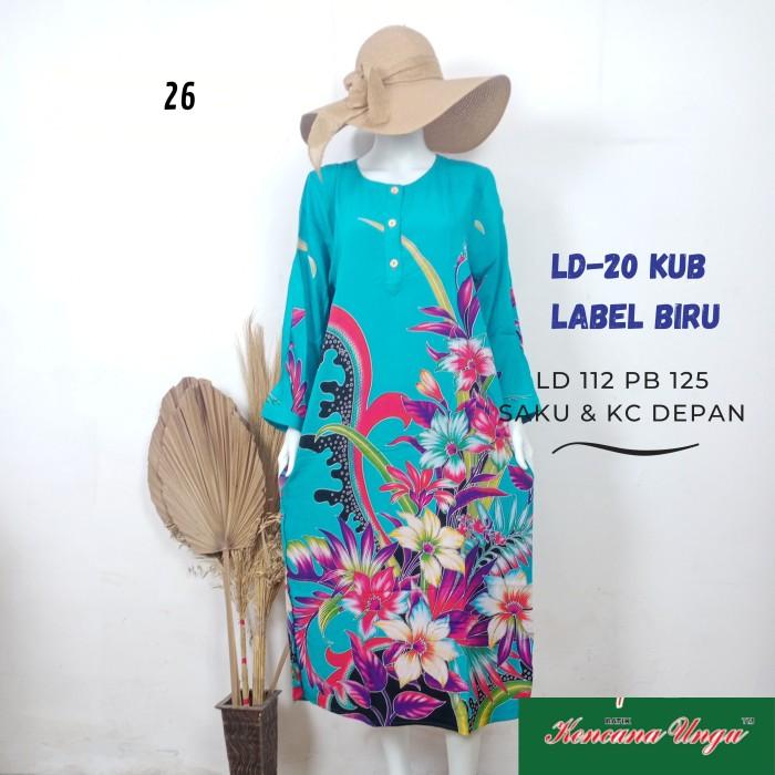I➸EC LD-20 KUB DASTER KENCANA UNGU LENGAN PANJANG ORIGINAL LABEL BIRU X✓5Q