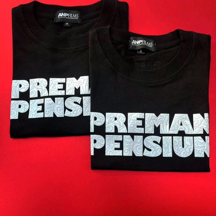 T-shirt ORIGINAL PREMAN PENSIUN ANAK Katun Kaos Distro Polos Hitam Baju