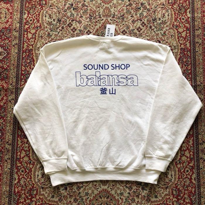 Jaket Soundshop balansa streetwear logo crewneck jacket  Hi667