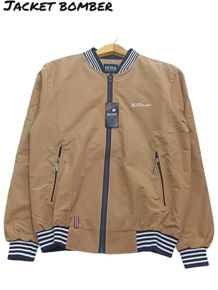 Jaket Bomber Parasut Boss