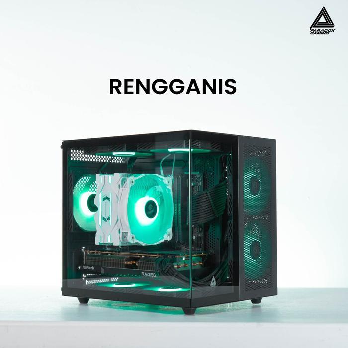 CASSING PARADOX GAMING RENGGANIS | BLACK | M-ATX | 1X RGB FAN *