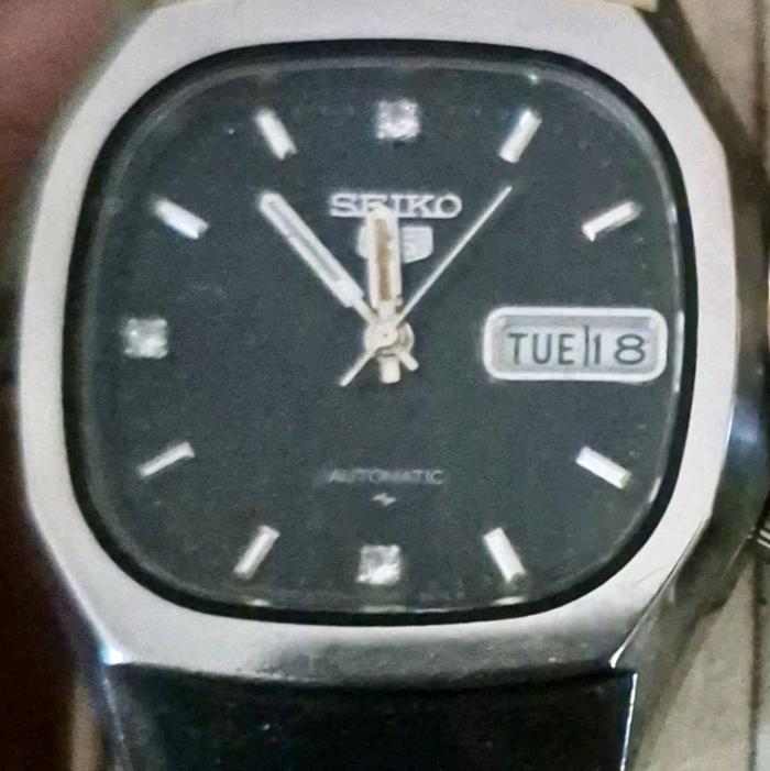 Jam Tangan Seiko 5 Vintage Tv Shape Automatic