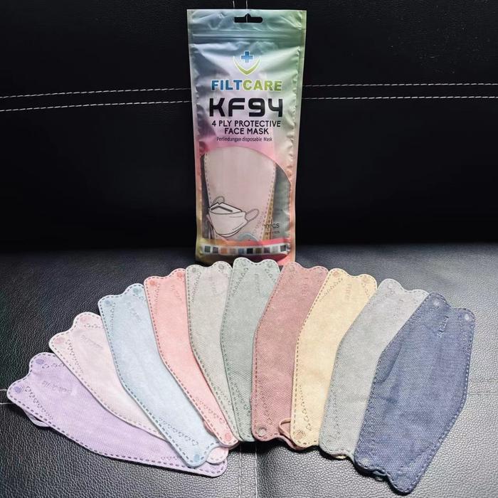 FILTCARE Masker KF94 Korea 4 ply Premium isi 10 pcs High Quality KEMENKES (ORI 100%/Uang Kembali)