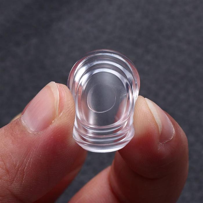 10pcs Karet Ganjal Kaca Meja 24mm Tataan Meja Kaca Bulat Bening