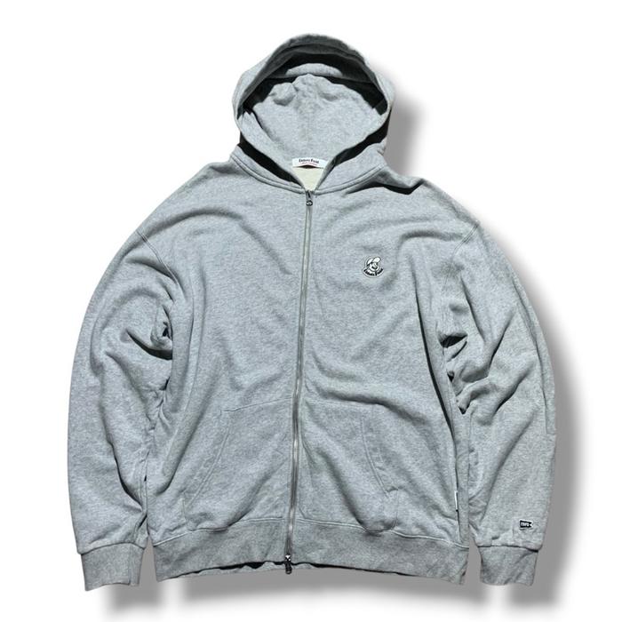 Ebbets Field Small Logo Embroidered Zip Hoodie