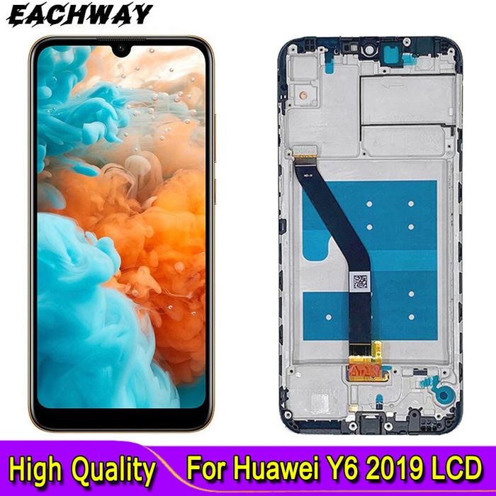 Tested For Huawei Y6 2019 LCD Display Touch Screen For Huawei Y6