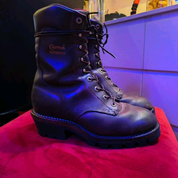 Chippewa Logger Boots Leather