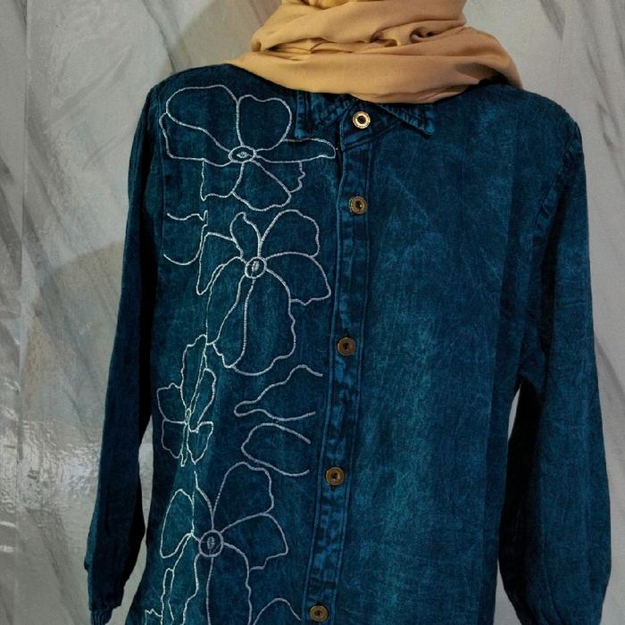 tunik Levis kancing full besi