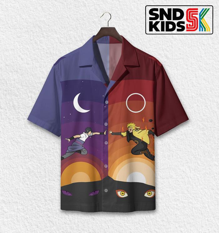 SND Kemeja Anime Naruto vs Sasuke Final Battle | SS-Btl