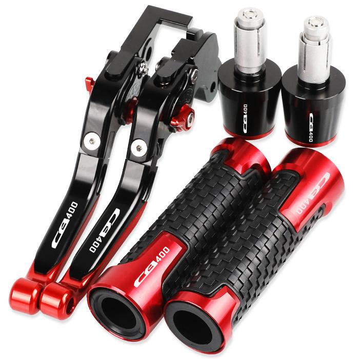 CB400 Motorcycle Aluminum Brake Clutch Levers Handlebar Hand Grips
