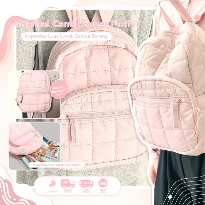 NEW Backpack Wanita Tas Mini Ransel Korea Aesthetic Cewek Kekinian Ransel Kecil Y2K Viral TikTok War