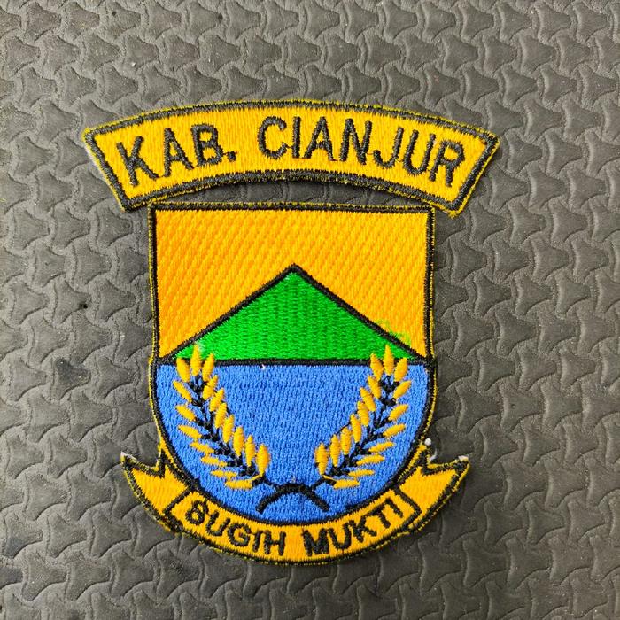 Logo Bordir Kabupaten Cianjur / Logo Kabupaten Cianjur / Bordir Logo Kabupaten Cianjur / Bordir Kabu