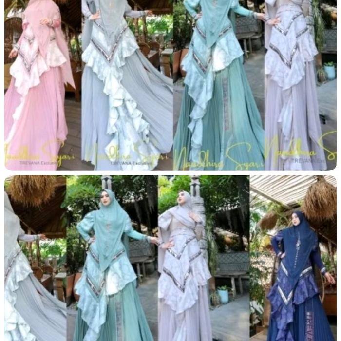 Trevana Naadhira Syari gamis mewah
