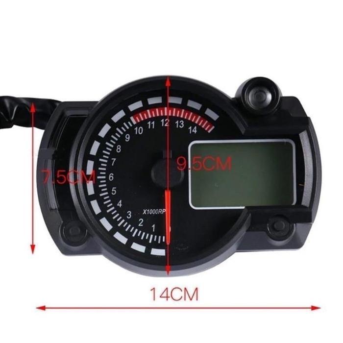 SPEDOMETER DIGITAL MODEL KOSO RX2N UNIL