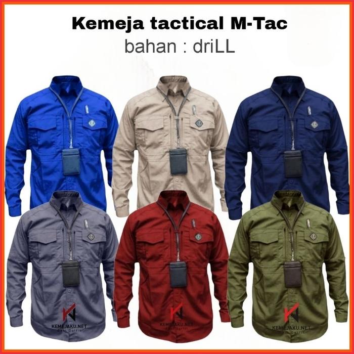 Kemeja Tactical M Tac | kemeja mtac | Baju PDL Tactical | Kemeja Taktical | Kemeja Tactical Lengan P