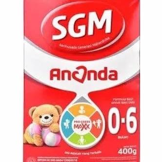 Susu SGM ananda 6-12 bulan dan susu SGM ananda 0-6 bulan