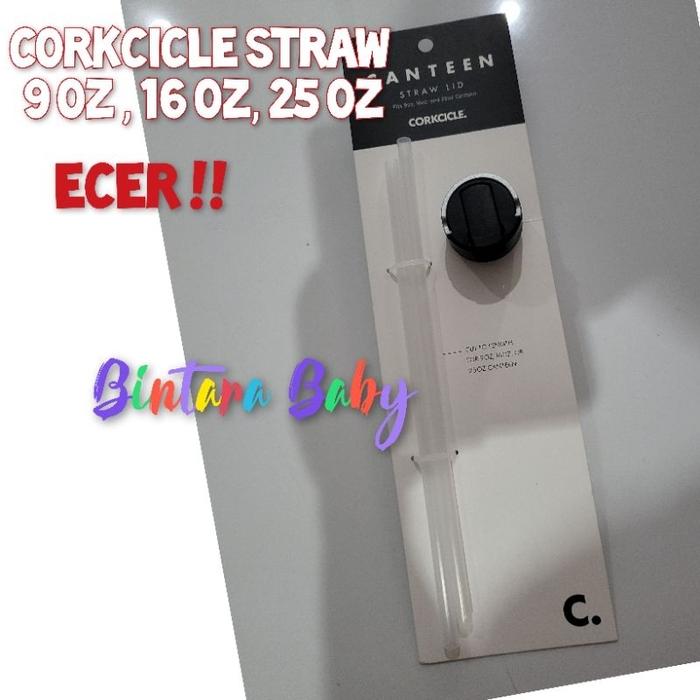 Corkcicle Straw 9Oz 16Oz / Sedotan Corkcicle Canteen 16 Oz 25 Oz
