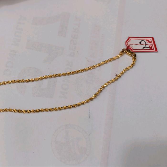 KALUNG TAMPARAN ANAK EMAS 8K