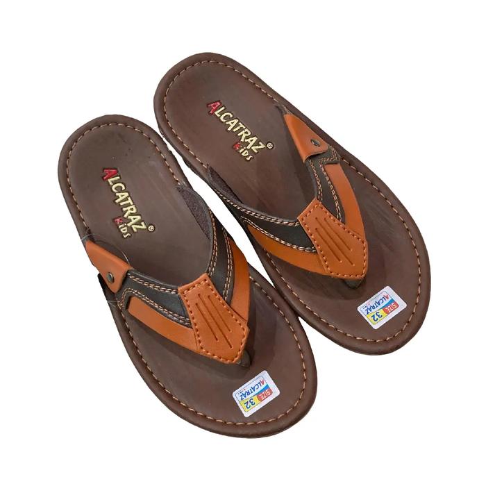 SANDAL ALCATRAZ SANDAL LEBARAN ANAK COWOK WARNA COLKAT (COD)