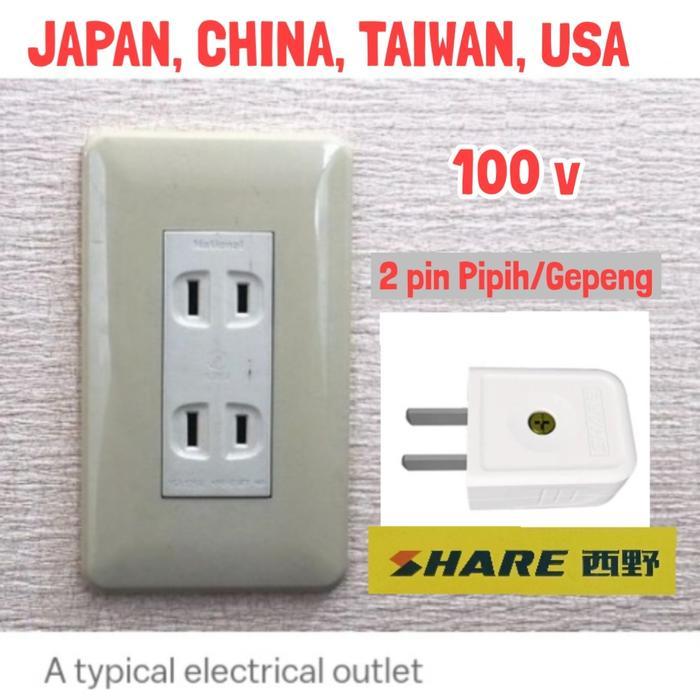 Terlaris Travel Adaptor Japan, China, Taiwan, Usa Colokan Broco Best Quality High Quality