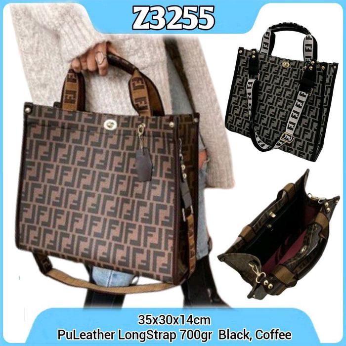 Gij. Tas Tote Go Selempang Z3255 FLFL TOTE HAND BAG Totabag Handbag Slingabg Wanita