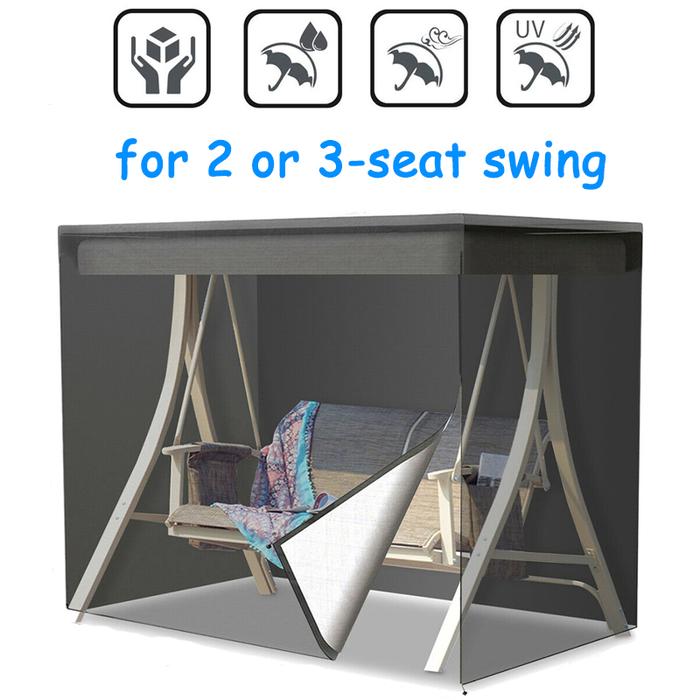 3 sizes Garden Swing Cover 2-Seater 3-Seater Swing Hammock Cover