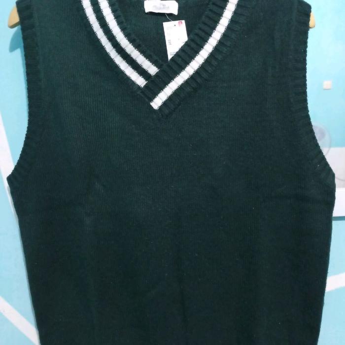 Vest Warna Hijau botol bagus