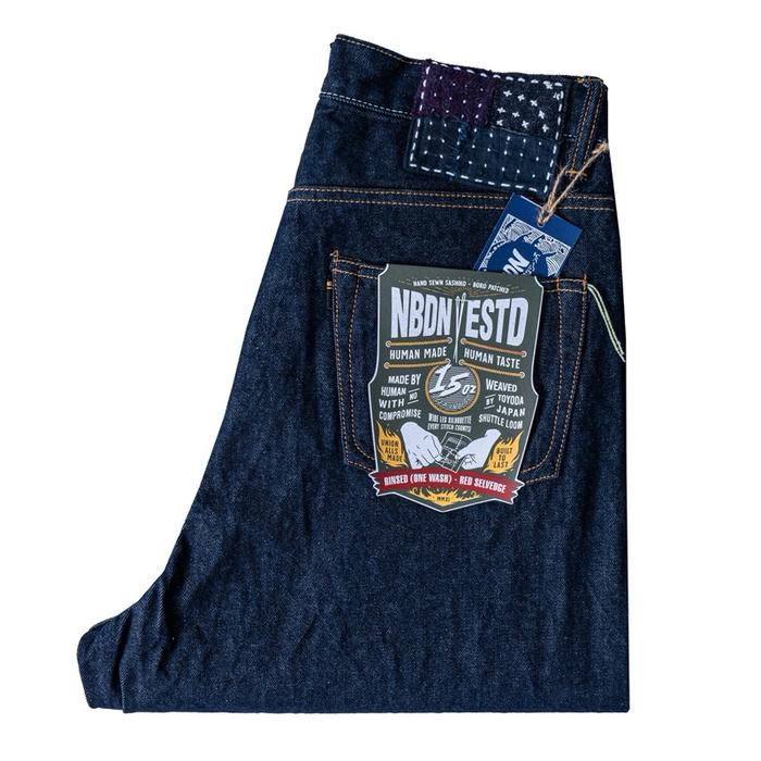 NBDN ESTD 013 Rinsed - 15oz One Wash Wide Leg