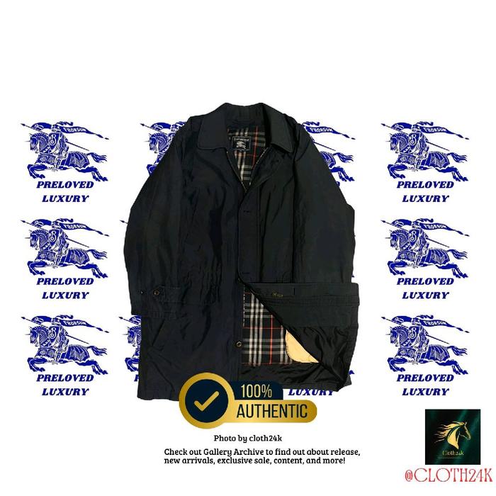 prelovedburberry - jaket coat harrington nova check second brand branded luxury old money style vint