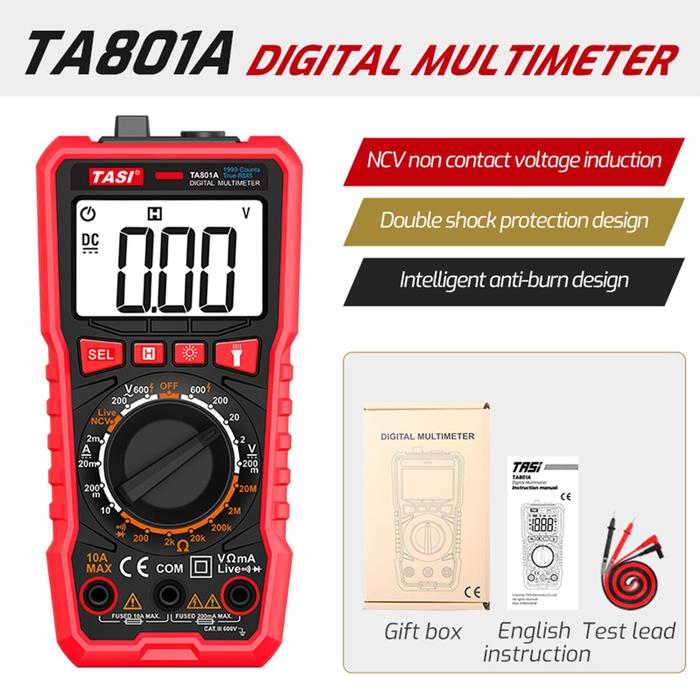 Digital Multimeter Profession Tester True RMS Multimeter Auto