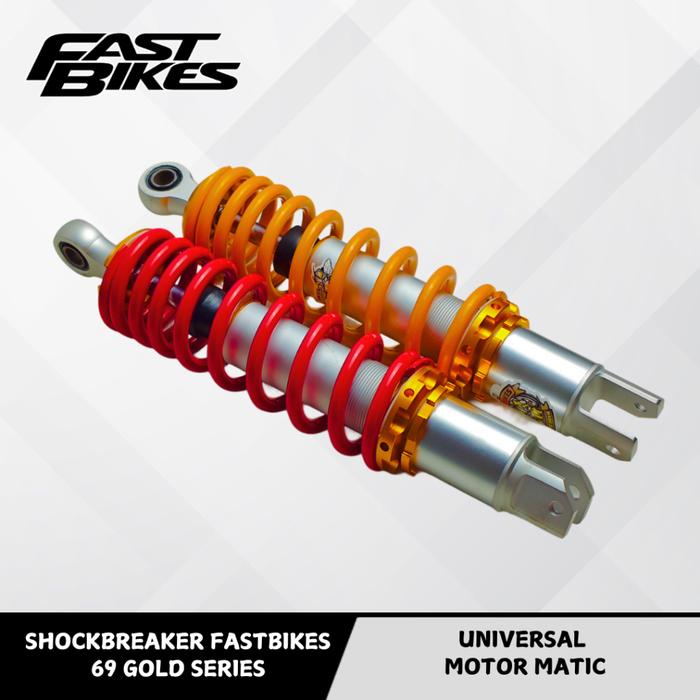 Shockbreaker FASTBIKES Non Tabung 310 330 Shock Belakang Matic Beat Vario Mio Vino Scoopy Model 69