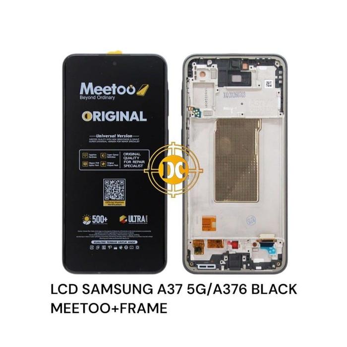 LCD TOUCHSCREEN COMPATIBLE FOR SAMSUNG A37 5G A376B + FRAME BLACK MEETOO
